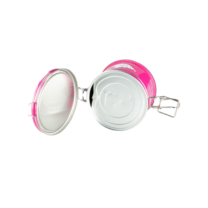 圓形密封鐵線(xiàn)茶葉鐵盒