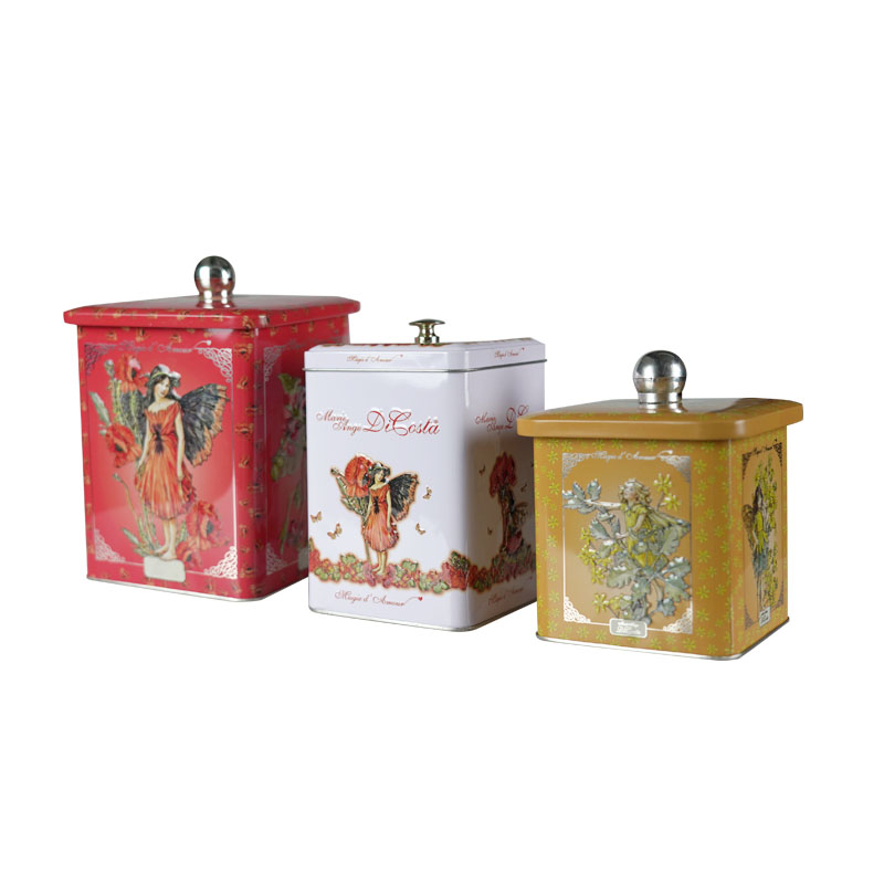 復古方形系列鐵盒