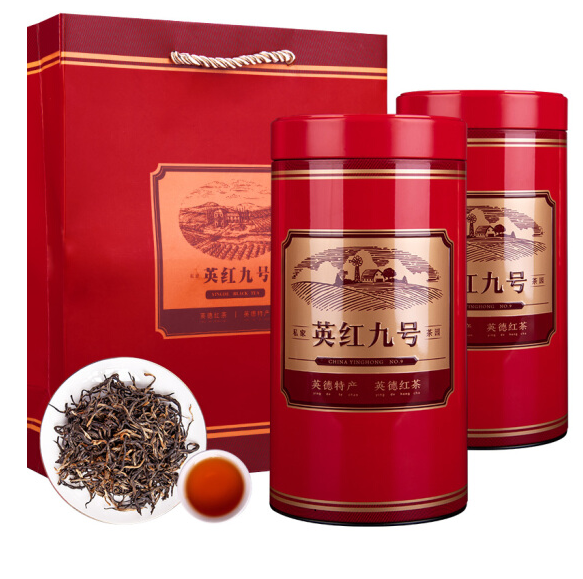 英紅九號紅茶茶葉鐵盒